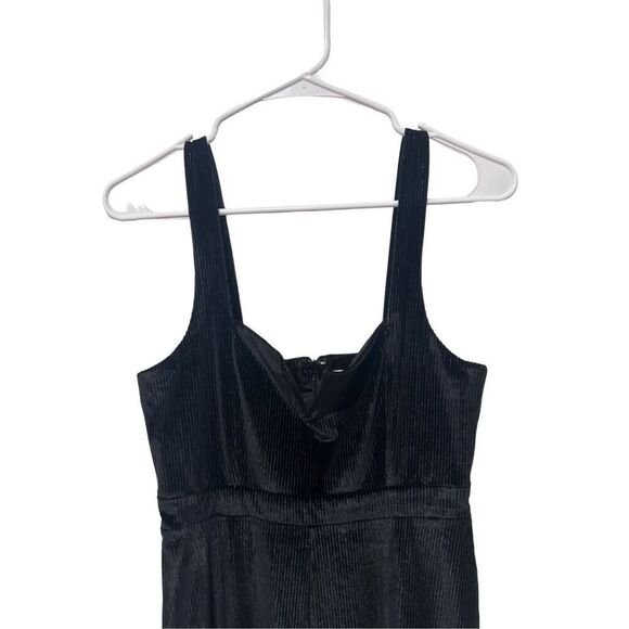 L*Space Wide Leg Sleeveless Velvet Corduroy Vera Jumper Black Size Small… - Picture 5 of 11